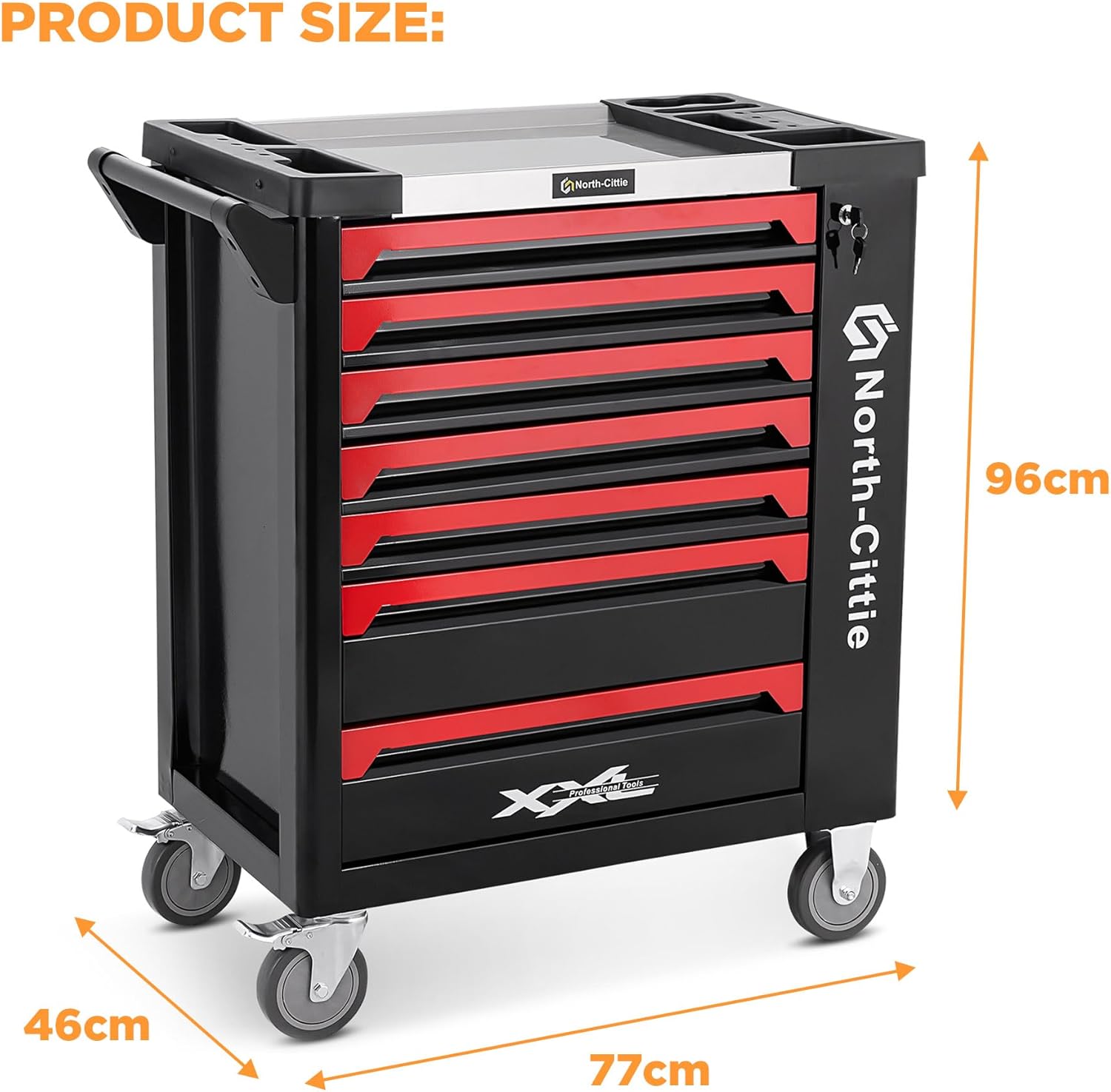 Carrello Portautensili XXL Edition a 7 Casetti